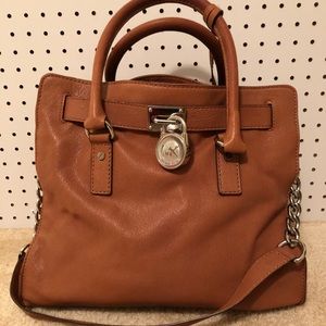 Michael Kors Hamilton Leather North South Tote